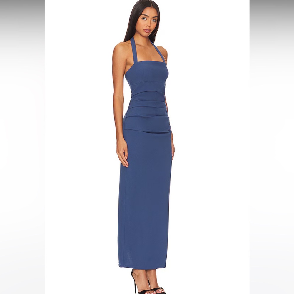 Lioness Deep Blue Halter Dress